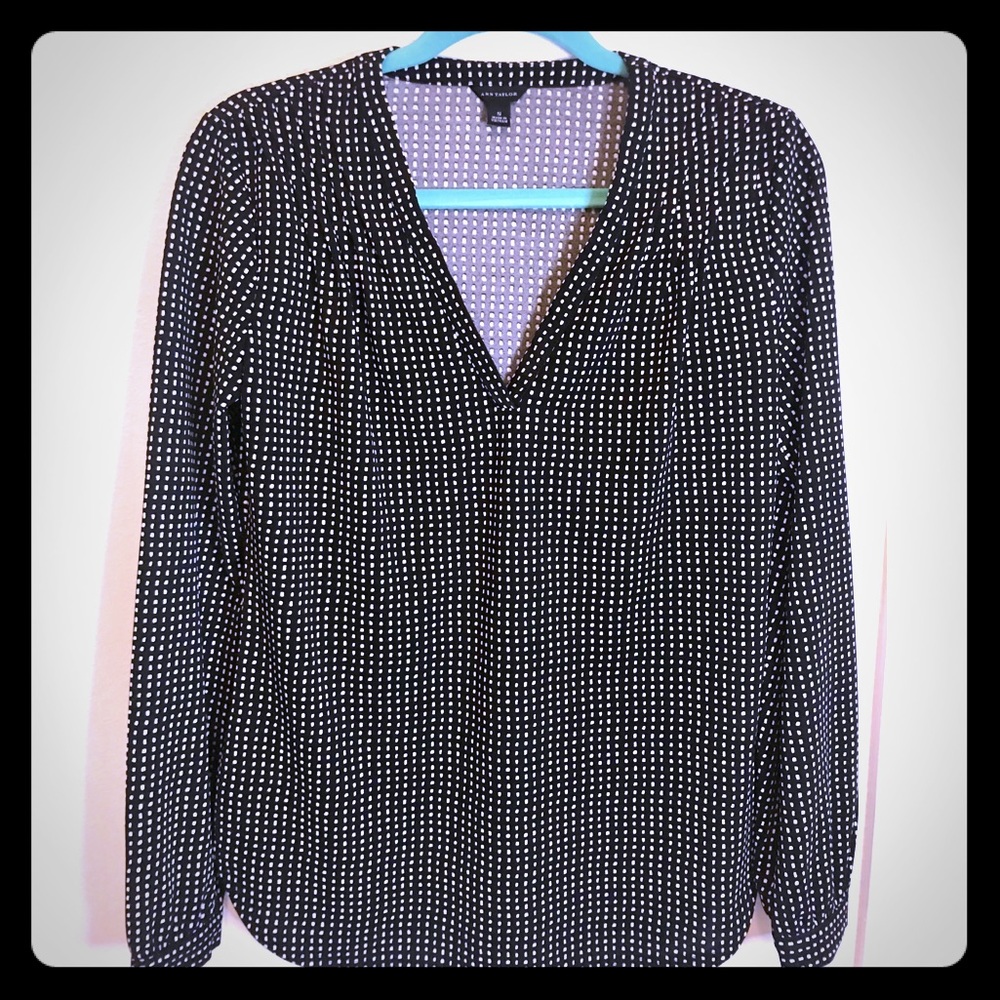 ANN TAYLOR LONG SLEEVE BLOUSE